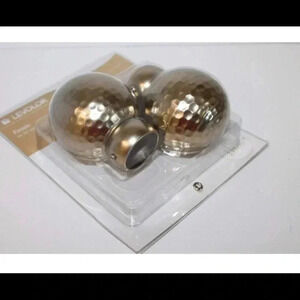 Levolor Hammered Ball Curtain Rod Finials 1 3/8”